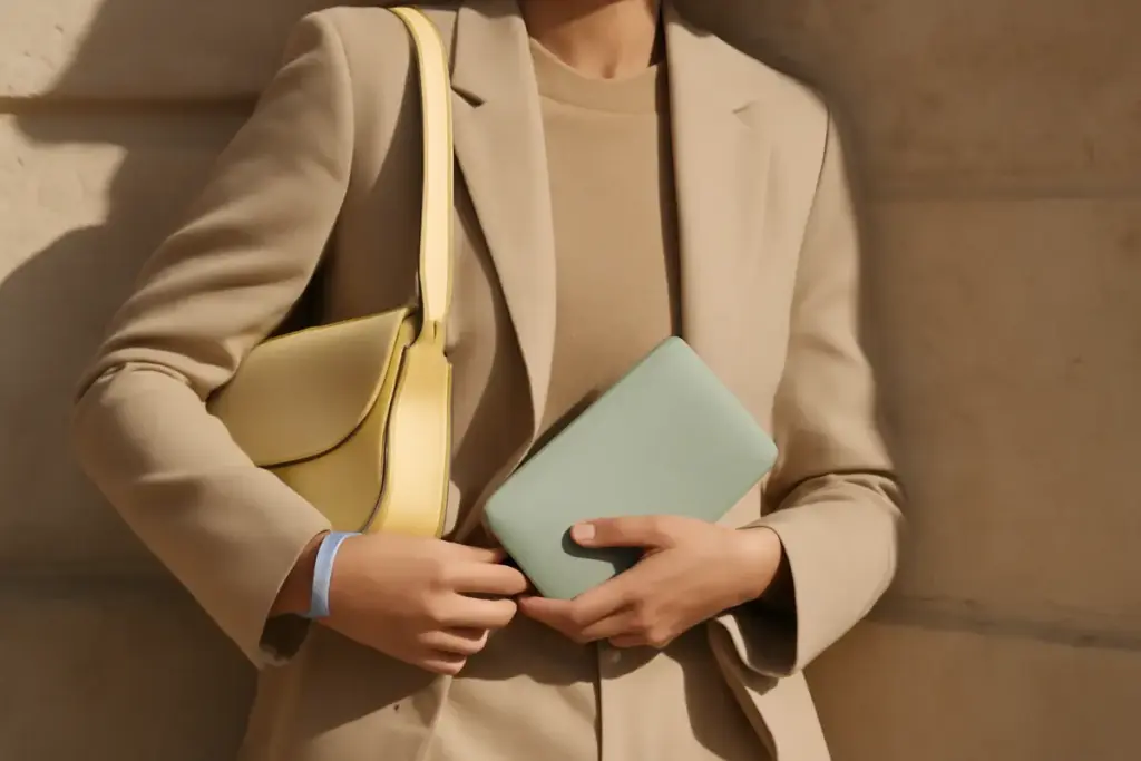 Come si portano i colori pastello negli accessori? L’abbinamento giusto che ravviva anche look neutri