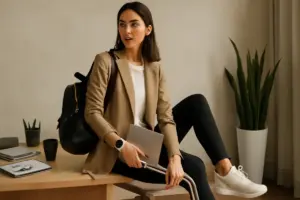 Accessori sporty-chic per l’ufficio: un’accoppiata che funziona anche fuori dalla palestra