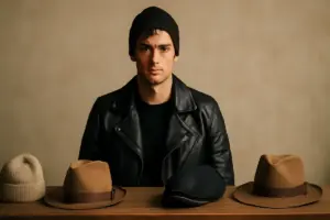 Quali cappelli abbinare a una giacca di pelle? Idee per un look grintoso ma equilibrato