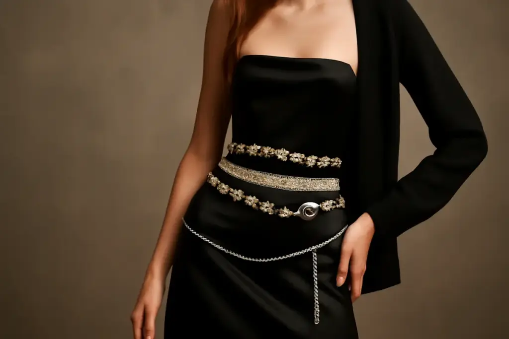 Cinture gioiello: perché sono l’accessorio strategico per look da sera e non solo
