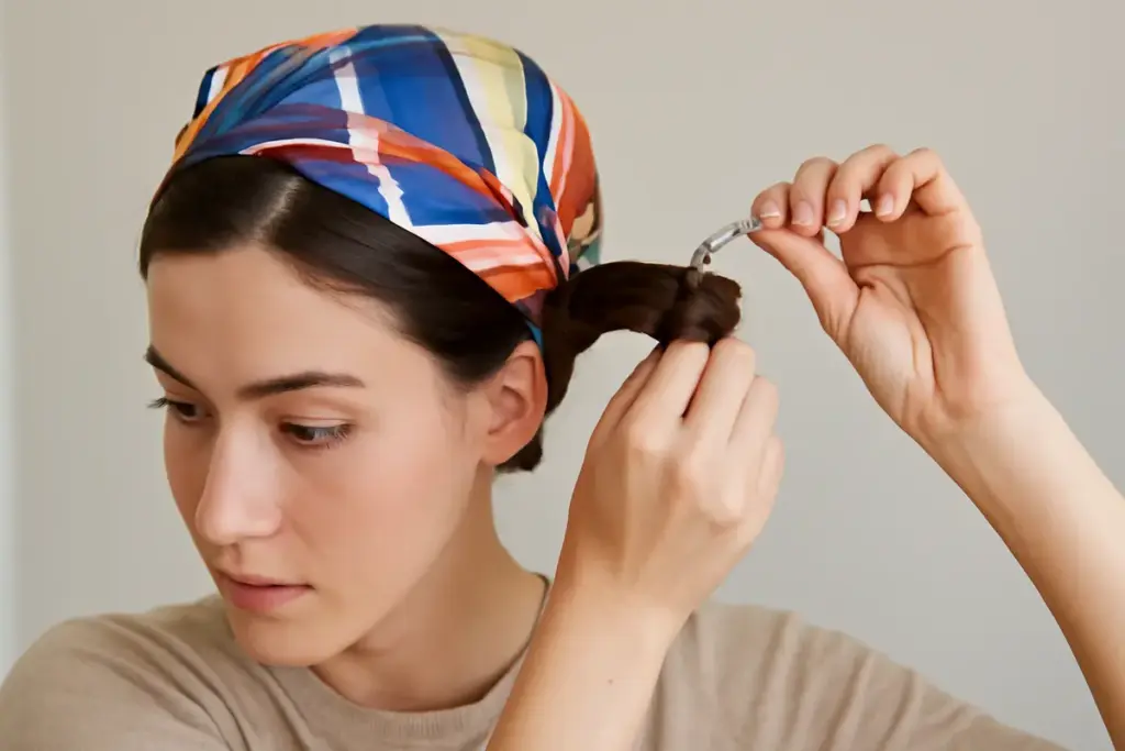 Foulard in seta: trucchi per non farli scivolare e mantenerli perfetti tutto il giorno