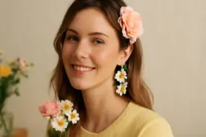 Come combinare accessori floreali per la primavera? Semplici abbinamenti che illuminano il viso