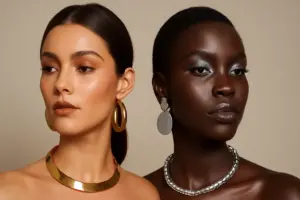 Accessori dorati o argentati: quando preferirli in base alla pelle e il trucco per brillare davvero