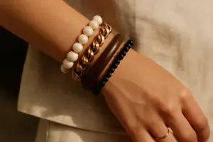 Come mixare bracciali di materiali diversi? Il metodo per evitare accostamenti banali e creare uno stile unico