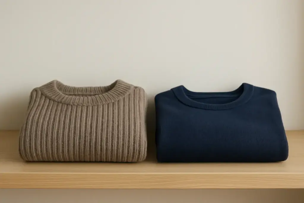 Maglione di lana o di cotone a settembre? Ecco come scegliere