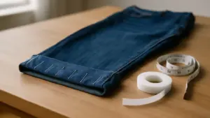 Come fare l’orlo ai jeans senza sarta: il metodo veloce